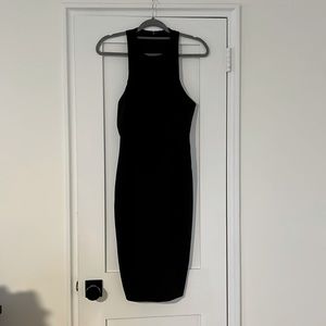 Finders keepers black midi dress